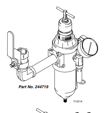 Graco 244719 Air Regulator - Ysert