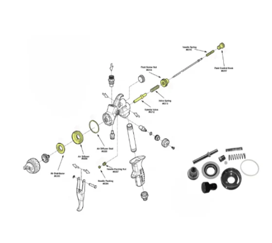 Fuji Spray LX-20 Rebuild Kit - Ysert