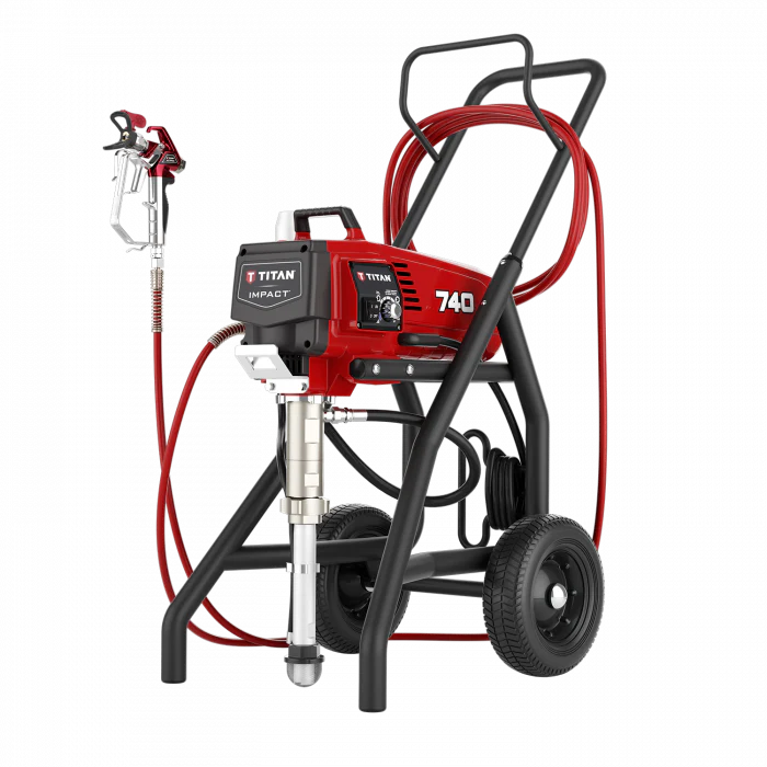 Titan Impact 740 3300 PSI @ 0.80 GPM Electric Airless Paint Sprayer - High Rider - Ysert