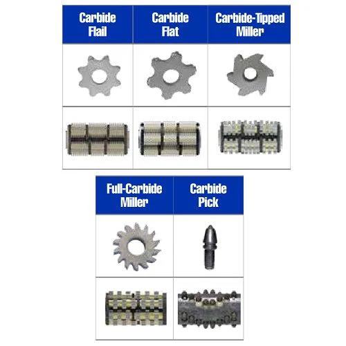 Drum Style Carbide Cutters for the Pro & HP Series GrindLazer DC89, DC1013 & DC1021 - Ysert