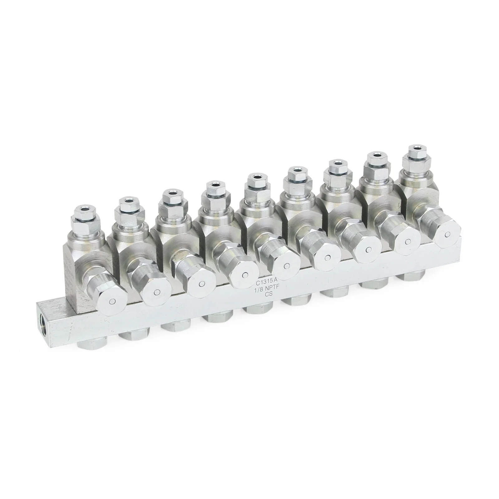 Graco GL-42™ Oil Injector, Carbon Steel, 9 Injector Manifold, 1/8 NPT x 1/8 - Ysert