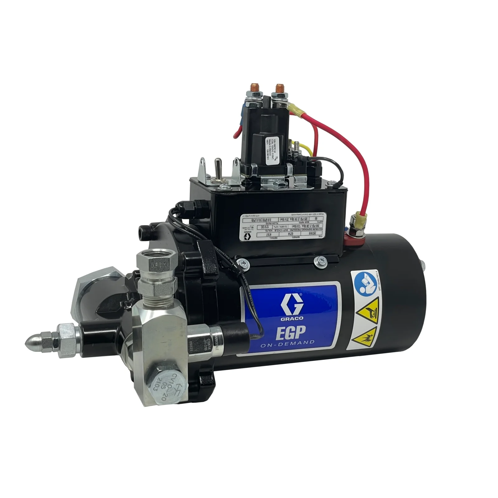 EGP™ On-Demand Pump, 12 VDC, 3.8 gpm (14.4 lpm), 325 psi (22.4 bar) - Ysert