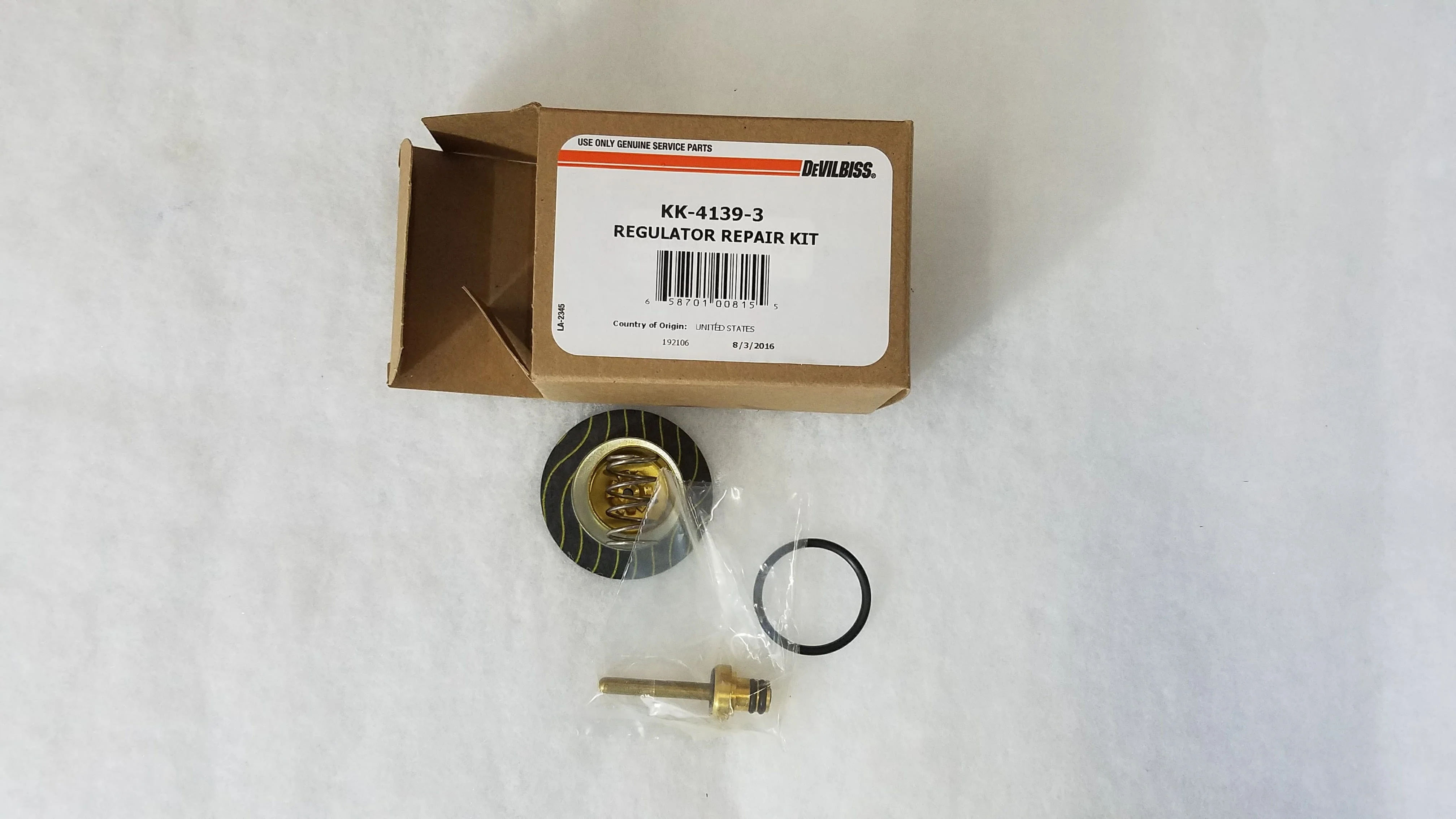 Devilbiss KK-4139-3 Regulator Repair Kit (HAR-502/505) - Ysert