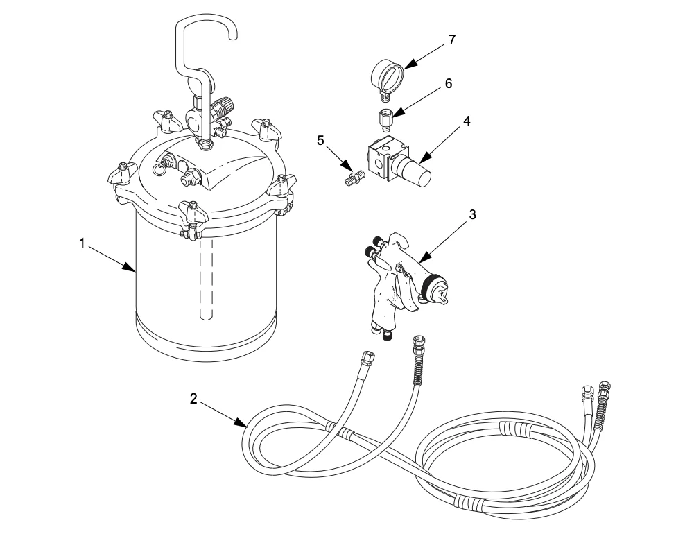 Graco 24C828 Pressure Tank Kit - Ysert