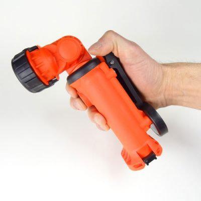 Western Technology Intrinsically Safe Rechargeable LED Flashlights (Spot), Orange - Ysert