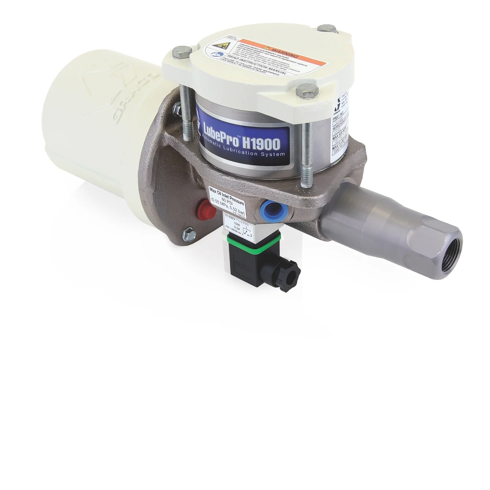Graco LubePro™ H1900 Horizontal Oil Pump, Low Level - BSPP - Ysert