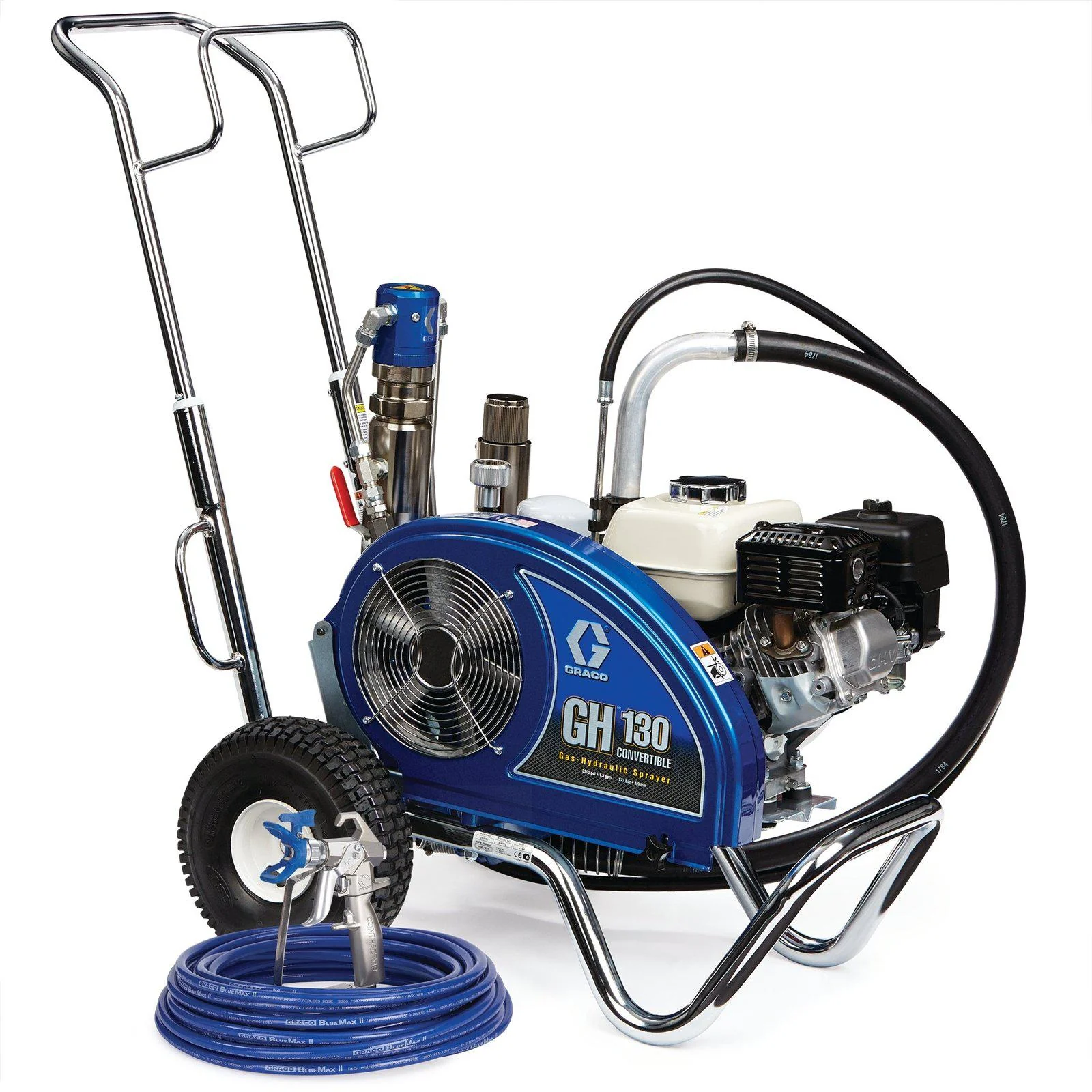 Graco GH 130 Convertible Standard Series 3300 PSI @ 1.30 GPM Gas Hydraulic Airless Sprayer - Ysert