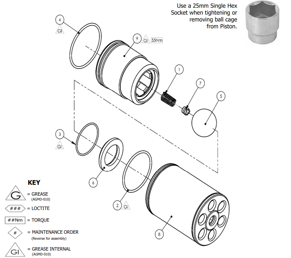 Binks - 193188 INLET SPRING KEEP - Ysert