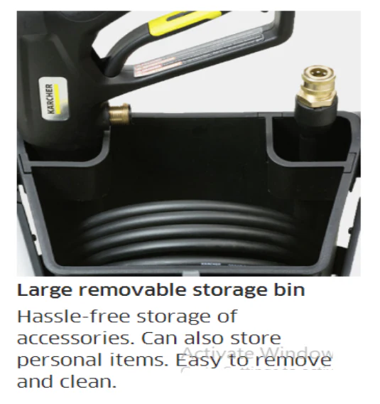 K'A'RCHER K 1700 PSI @ 1.2 GPM 120V Horizontal Electric Pressure Washer - Ysert