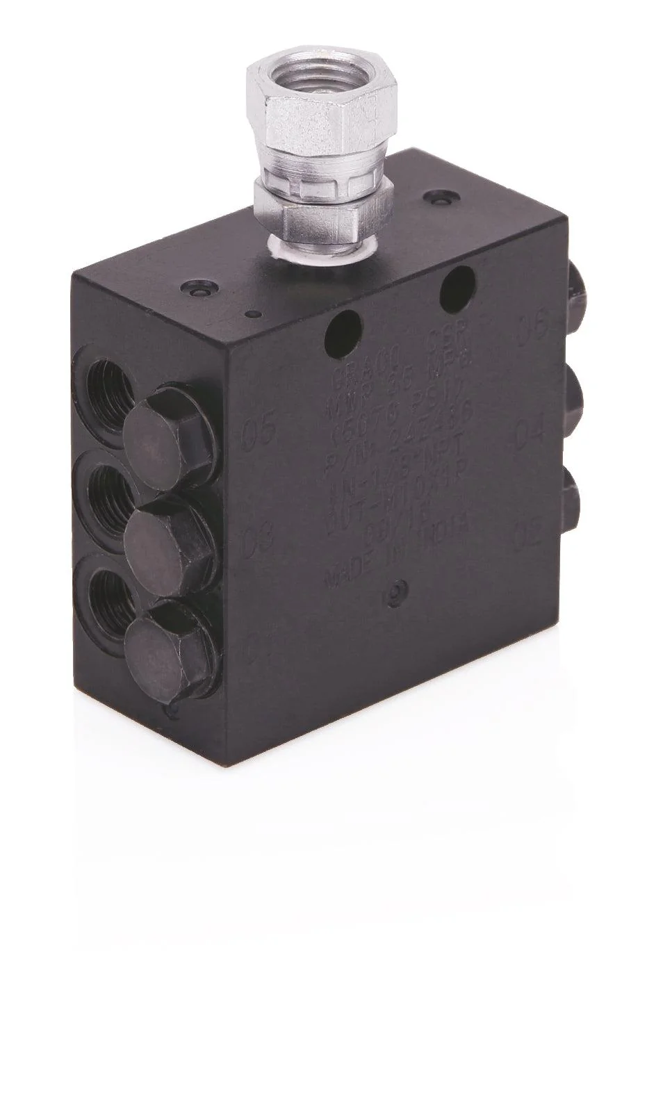 Graco CSP Divider Valve, 1/8 in. BSPP, 6 Outlets, Indicator Included - Ysert