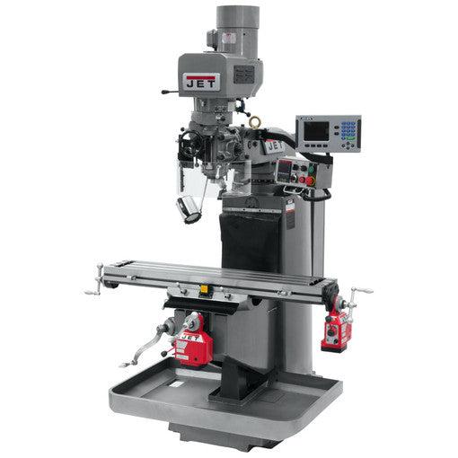 Jet Tools - JTM-1050EVS2/230 Mill With Acu-Rite 203 DRO With X and Y-Axis Powerfeeds - Ysert