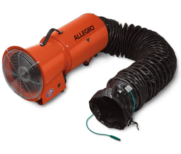 Allegro 8″ Axial Explosion-Proof (EX) Metal Blower (220V AC/50 Hz). Does NOT meet CSA C22.2 No. 113 requirements. - Ysert