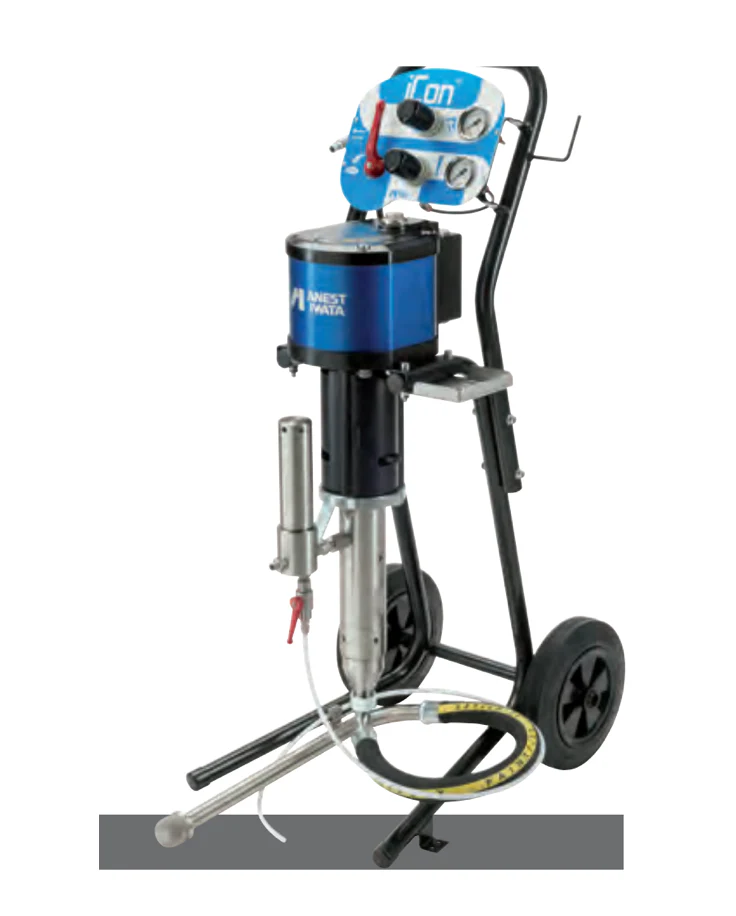 IWATA 14050240-T ICON ICON-M333N-S4 32:1 MULTI SPRAY UNIT w/ Stainless Steel Fluid Passages Supplied w/ Suction Hose Set - Ysert
