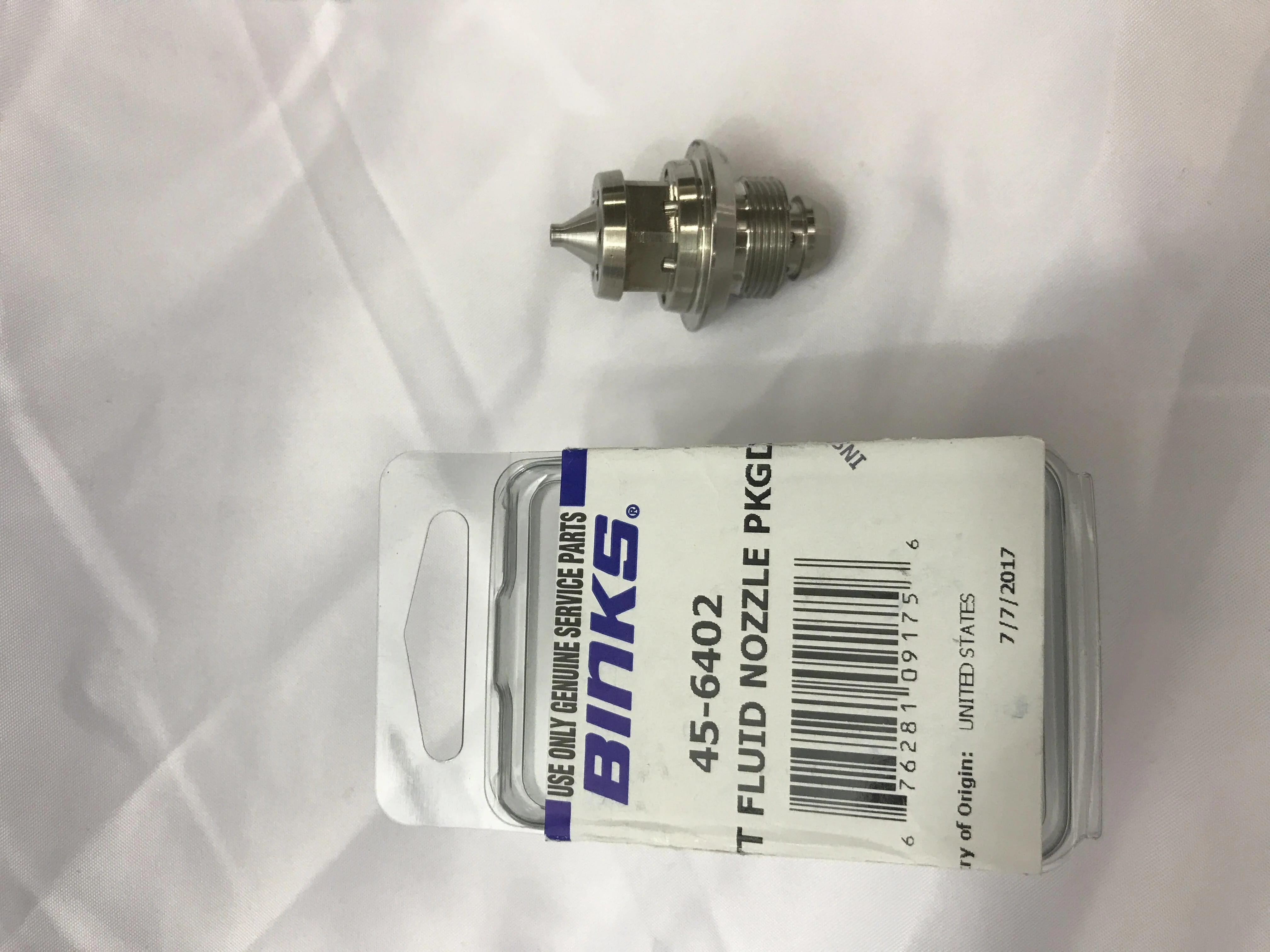 Binks 45-6402 64VT TC Fluid Nozzle (1.6mm) - Ysert