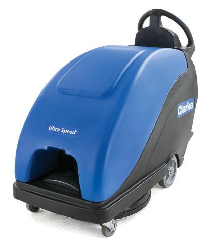 Clarke 56383523 Ultra Speed® 20 Floor Burnisher 200 Ah wet batteries, onboard charger, passive dust control - Ysert
