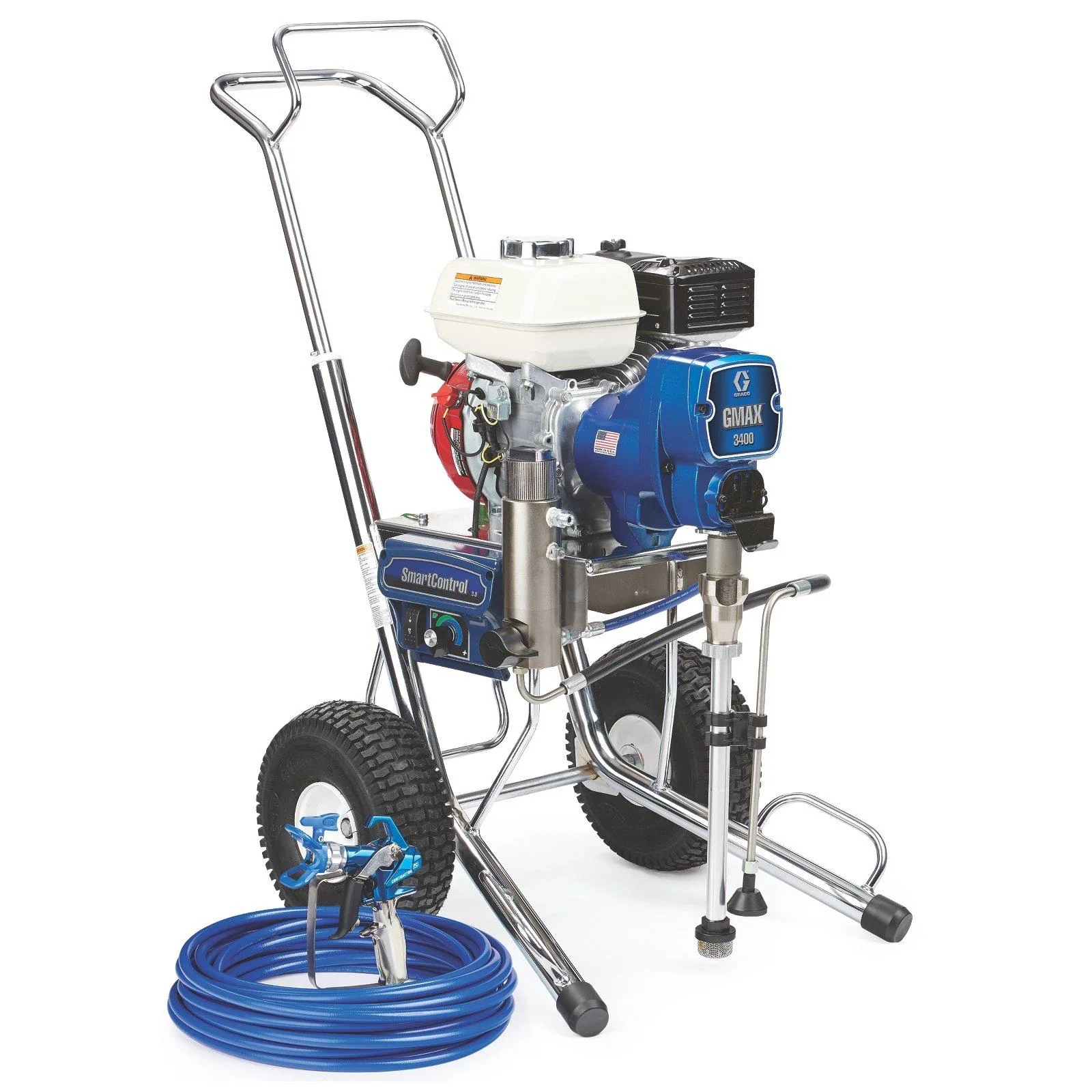 Graco GMAX 3400 Standard Series 3300 PSI @ 0.75 GPM Gas Airless Paint Sprayer - Hi-Boy - Ysert