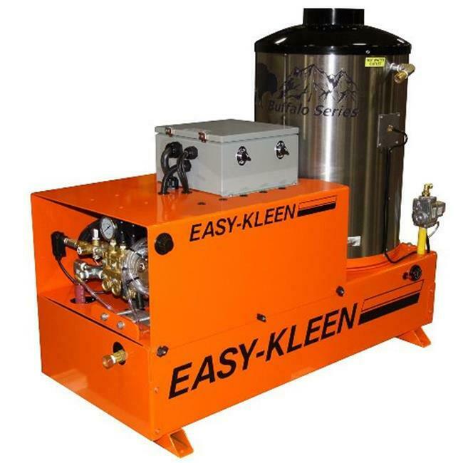Easy-Kleen 3000 PSI @ 4.0 GPM  Belt-Drive Stationary Hot Water Electric/LPG Heater Pressure Washer - 220V Single Phase Phase - Ysert