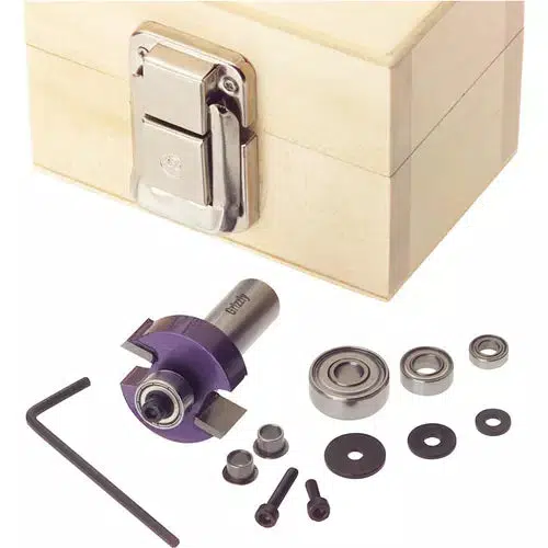 Grizzly H5545 - Deluxe Rabbeting Set 4 Bearings, 1/2
