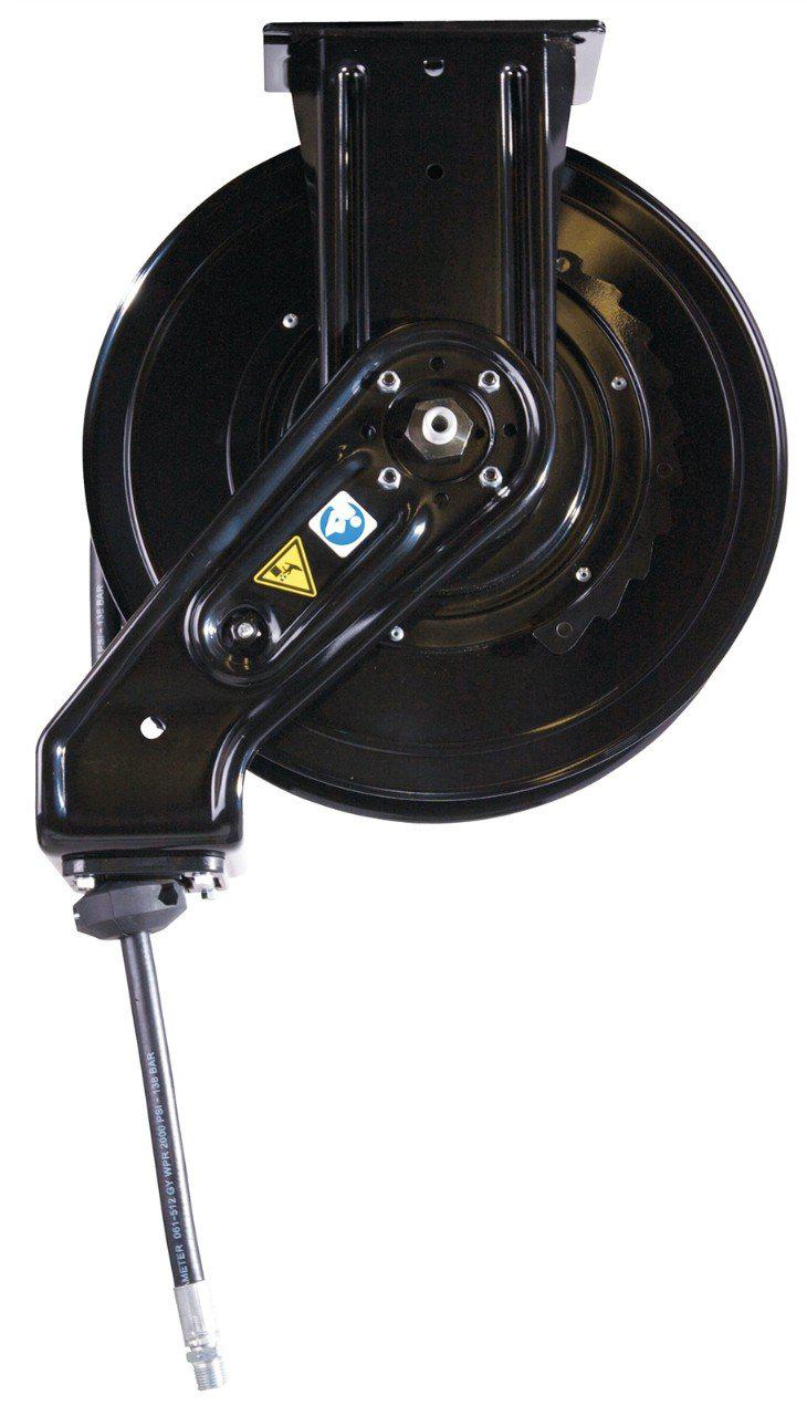 Graco SD20 Series Hose Reel w/ 3/8 in. X 50 ft.  Hose - Grease - Overhead Mount Black - Ysert