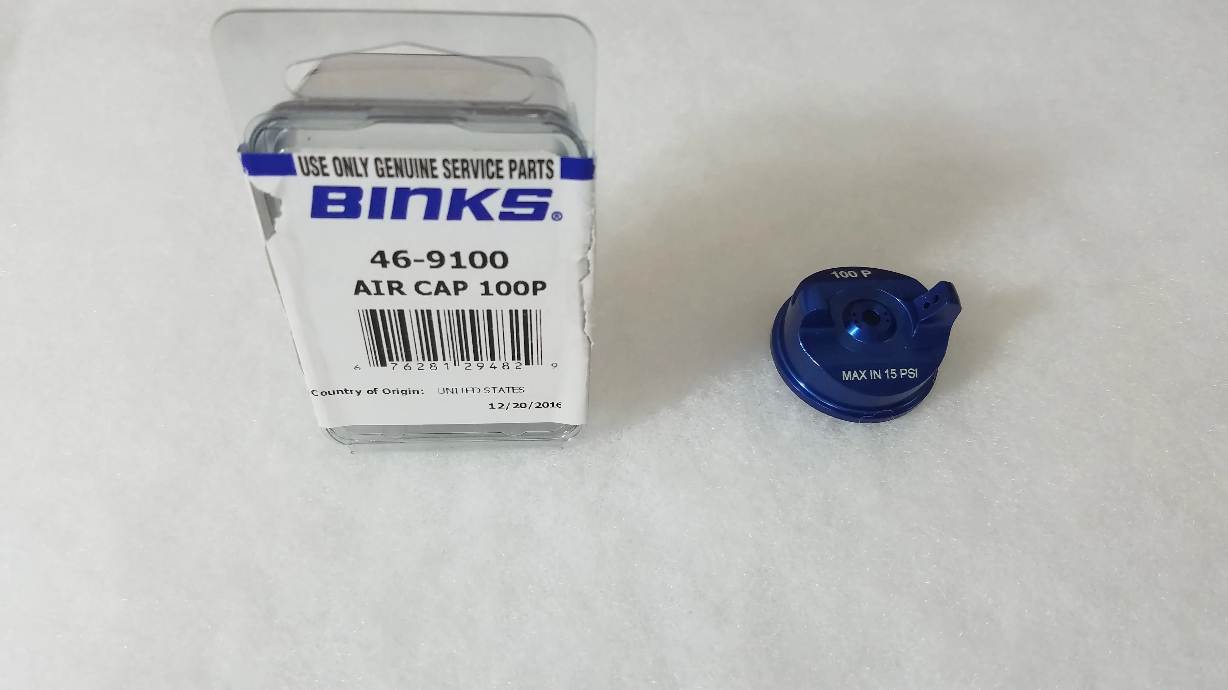 Binks 46-9100 Air Cap 100P - Ysert