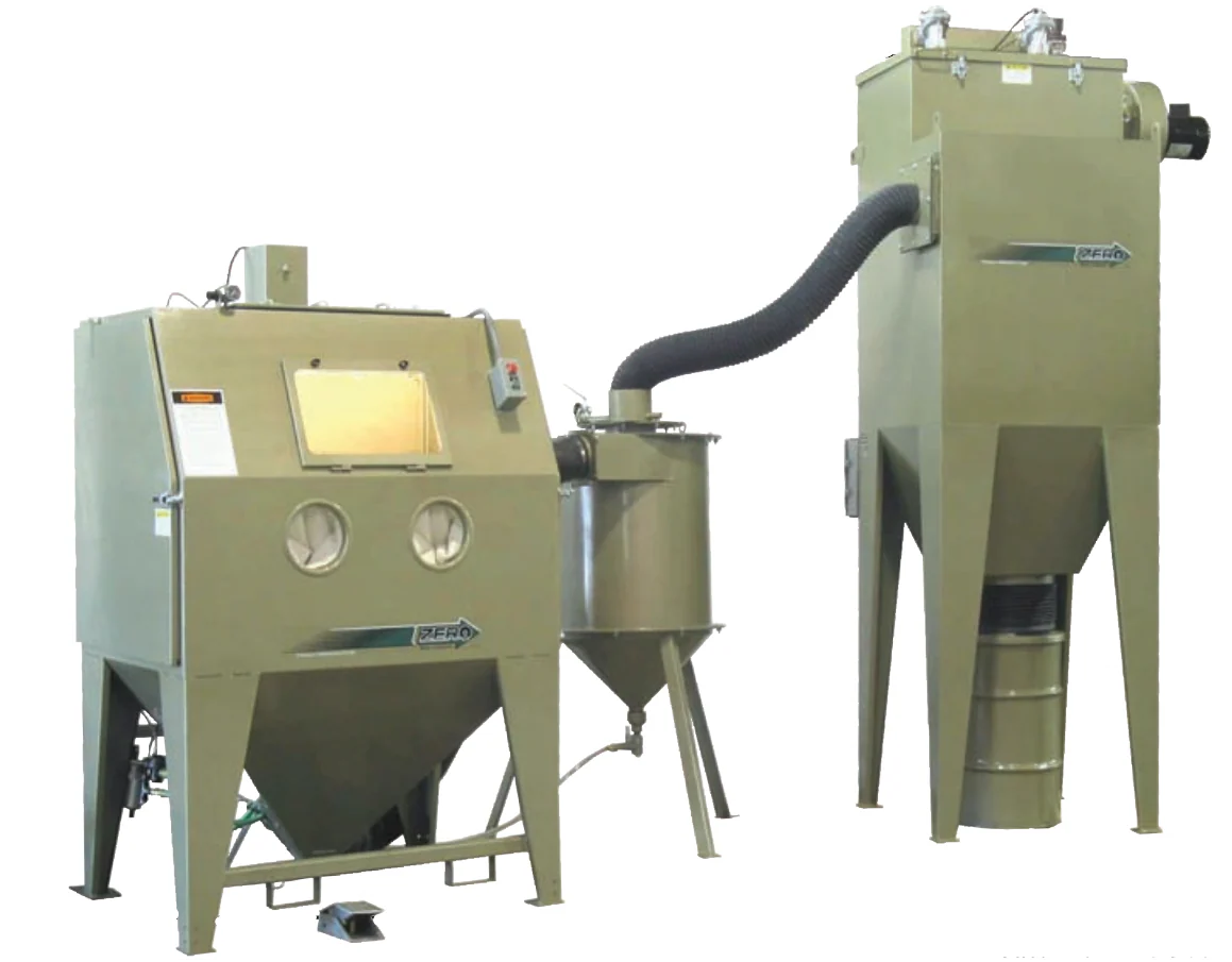 Clemco BNP-220S-600 RPH Suction Conventional Blast Cabinet - RPH-2 Dust Collector / 600 CFM / Conv. Single Phase - Ysert