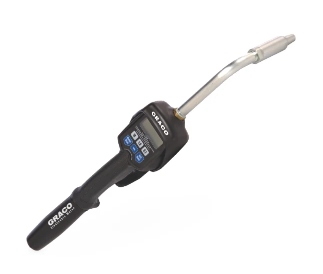 Graco 256216 LDP5 Electronic Preset Meter - Rigid Extension - 1/2 in. (13 mm) Inlet - Trigger Guard and Swivel Cover Included - NPT - Ysert