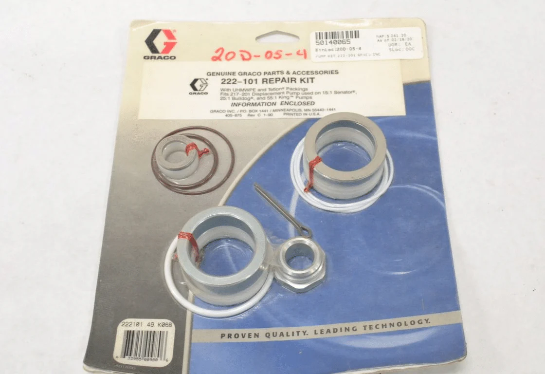Graco 222101 Repair Kit with Teflon & Polyethylene Packings - Ysert