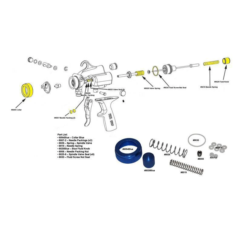 Fuji Spray Rebuild Kit - Ysert