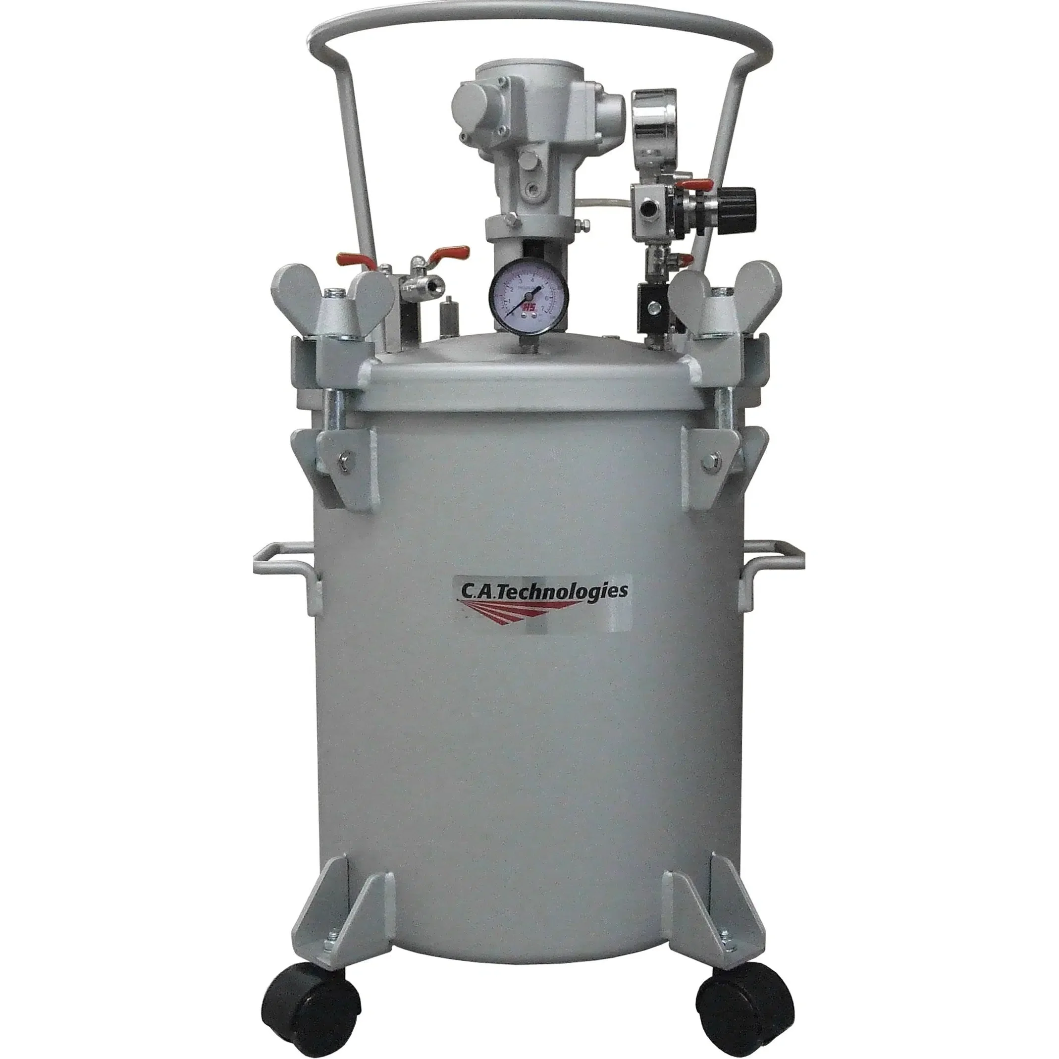 C.A Technologies 5 Gallon Pressure Tank With Air Powered Agitation - Double Regulated (NON-ASME) - Ysert