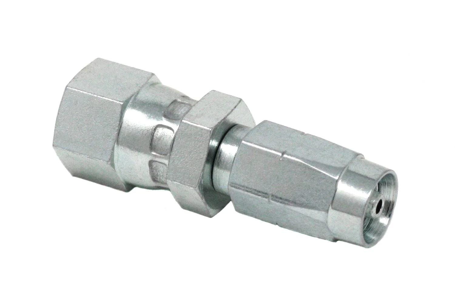 Graco Field-Installable Swivel Hose End Fitting - 1/8 in. ID Hose, #4 JIC, SAE 7/16-20 female - Ysert