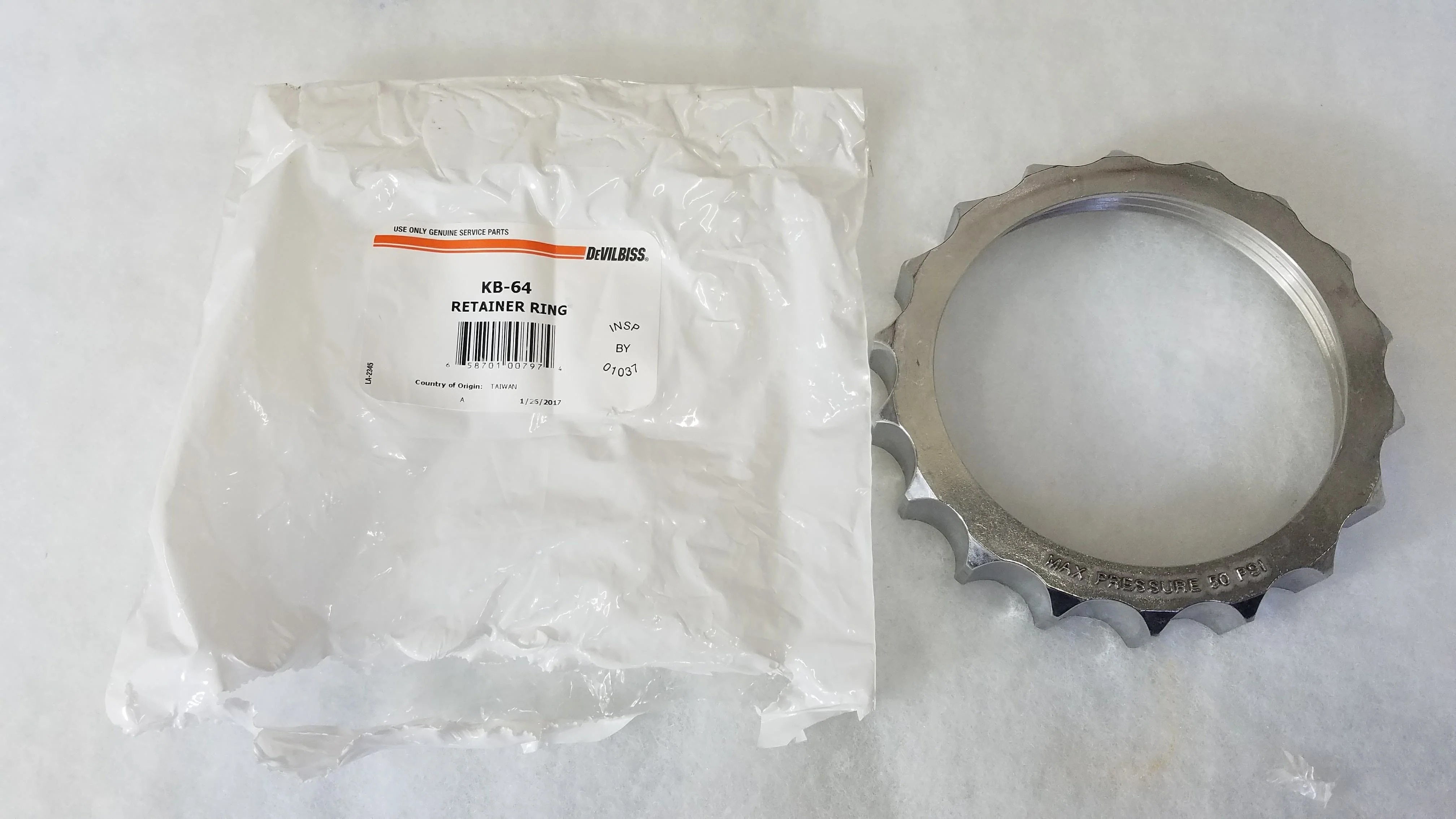 Devilbiss KB-64 Retainer Ring - Ysert