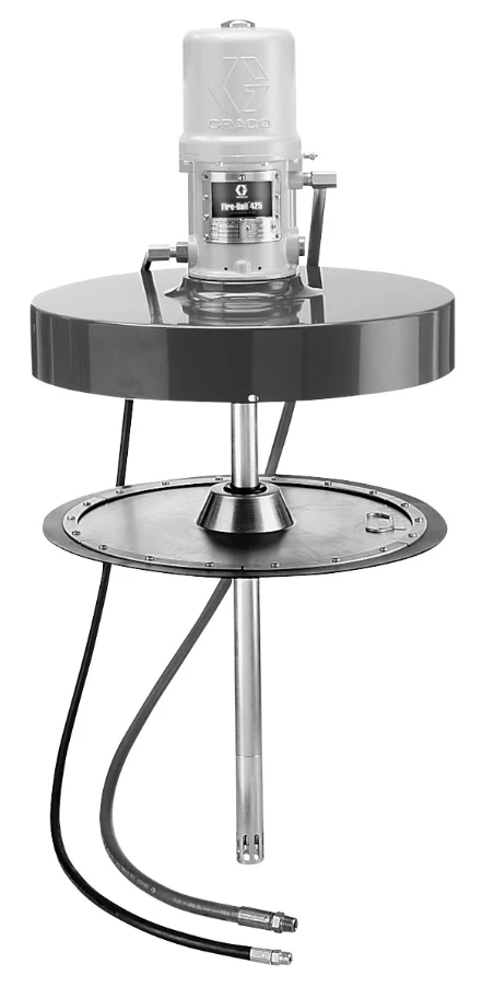 Graco 225781 Fire-Ball® 425 Series 50:1 400 lb. (181 kg) Grease Pump - Stationary Supply Package - Ysert