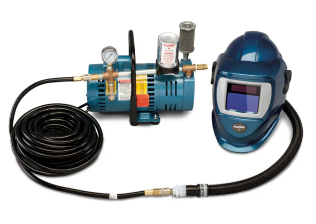 Allegro 1-Worker SAR Shield w/ Blue Helmet System with 50’ Hose - Ysert