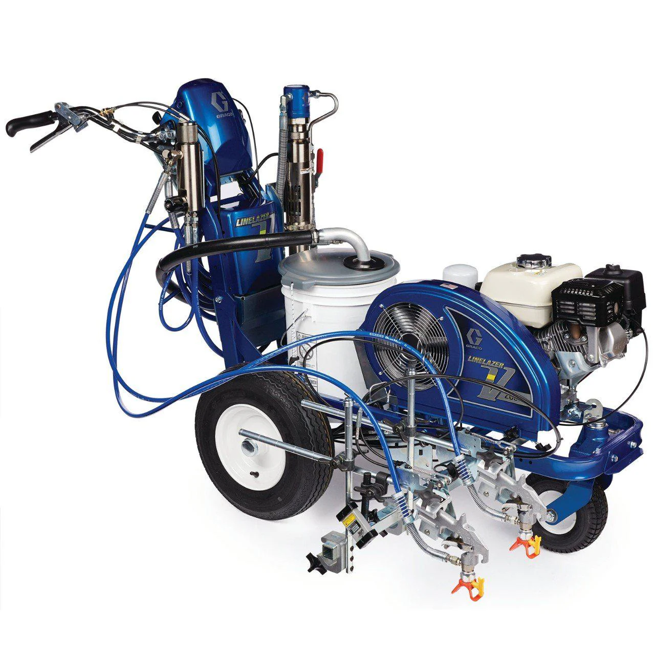 Graco LineLazer V 200HS HP Automatic Series Gas Hydraulic Airless Line Striper - 2 Auto Guns - Ysert