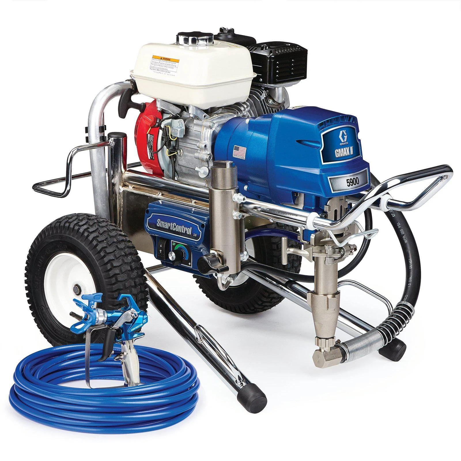 Graco GMAX II 5900 Standard Series 3300 PSi @ 1.60 GPM Gas Airless Sprayer - Lo-Boy - Ysert
