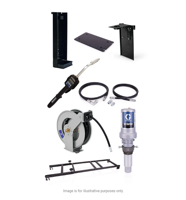 Graco 24H728 Ld Series 3:1 Stationary 275 Gallon (1040 Liter) Oil Pump Package - Preset Meter Type - Ysert
