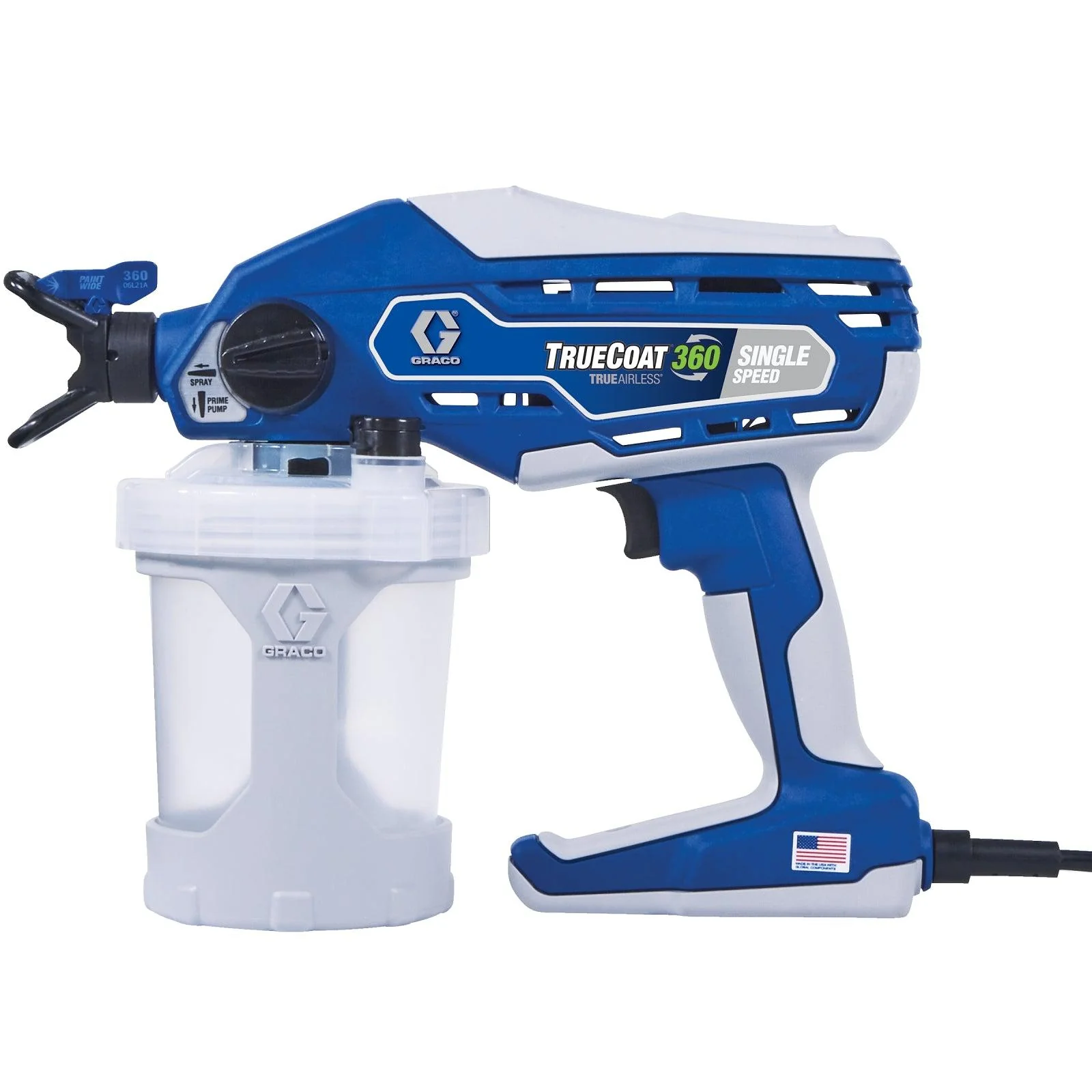 TrueCoat 360 Single Speed TrueAirless Paint Sprayer, 240V - Ysert
