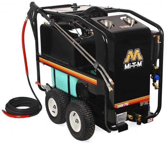 Mi-T-M HSE Series Power Washer - 3500 PSI @ 3.3 GPM, Hot Water, General Pump, Belt Drive - Ysert