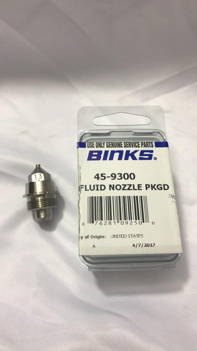 Binks 45-9300 93 Fluid Nozzle (1.3mm) - Ysert