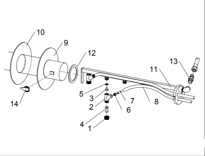 Clemco 12471-10 Hose 1/2