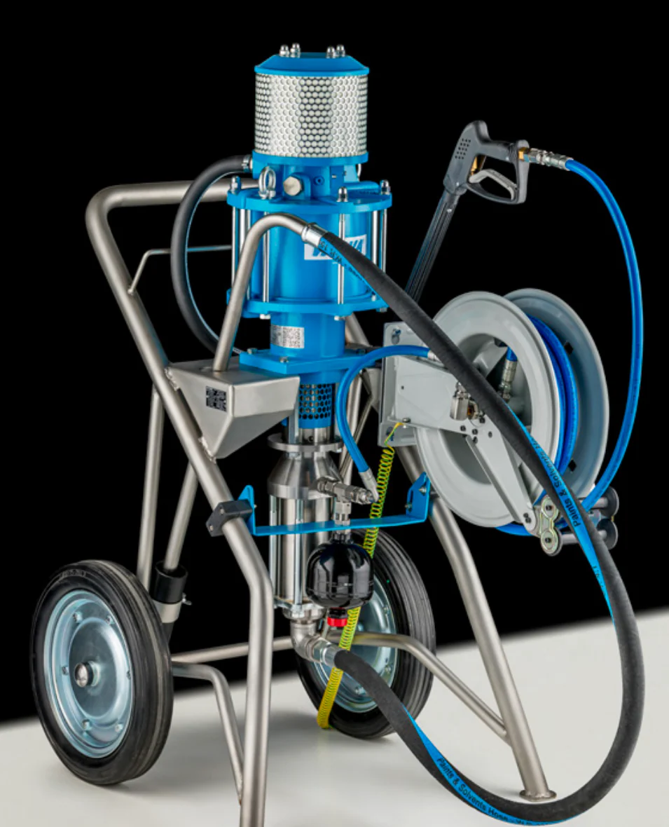 WIWA Model270049 49:1 3552 PSI @ 4.3 GPM HP Pressure Washer on Cart (Ready to Spray) - Ysert