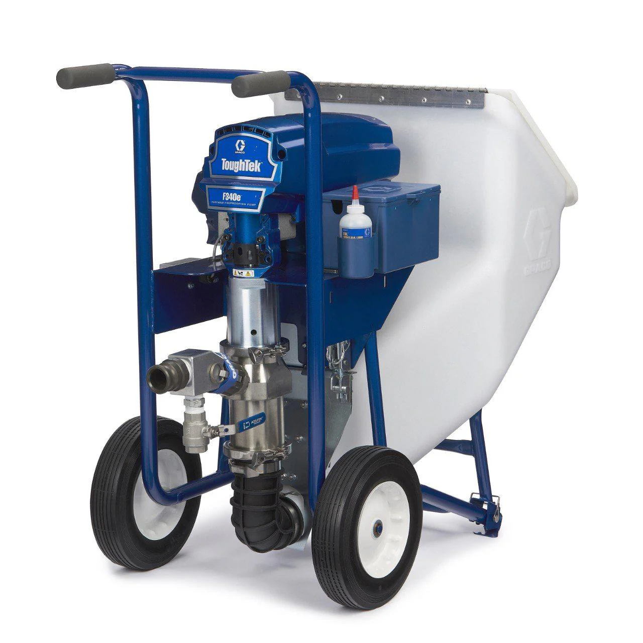 Graco ToughTek F340e System - 15A 120V Portable Electric Piston Pump w/ 20 gal Hopper - Ysert