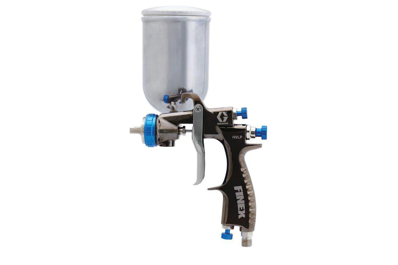 Finex Air Spray Gravity Feed Side Cup HVLP Gun 0.047 in (1.2 mm) needle/ nozzle size - Ysert