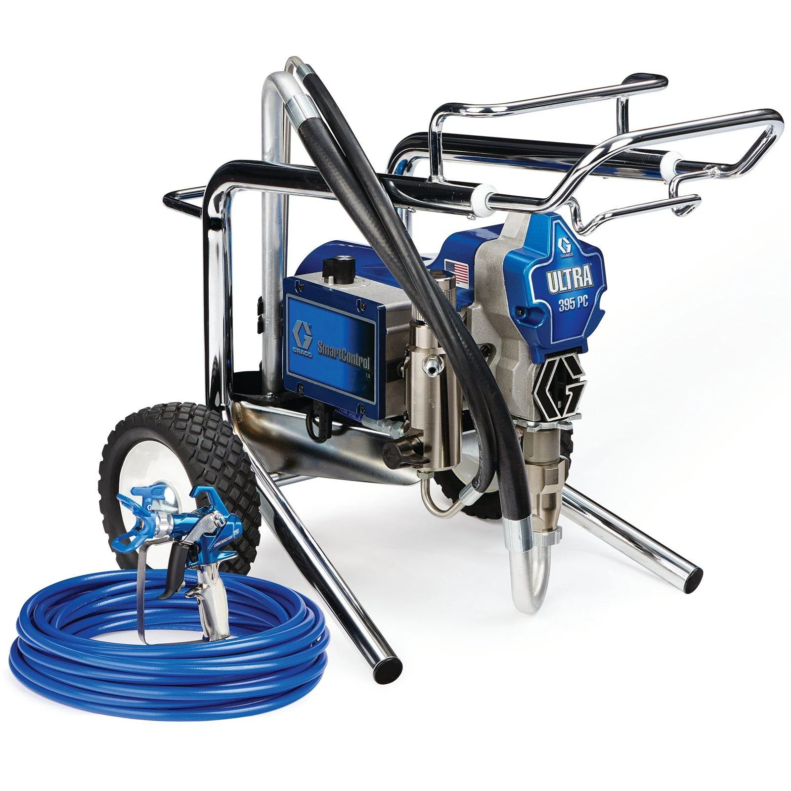Graco 395 Ultra Pro Contractor 3300 PSI @ 0.54 GPM Electric Airless Paint Sprayer  - LoBoy - Ysert