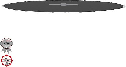 Ultrasport Tappeto Salto Trampolino per Trampolino Giardino Uni-Jump, Tappeto Salto per Trampolino Dimensioni da 183 a 460cm, Lavorazione Alta qualità, Molto Stabile Grazie agli Occhielli per Pesanti - Ysert