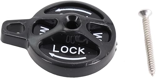 Essential Bicycle Component - Meccanismo di bloccaggio forcella e tappo per serie XCR/XCM (rosso) - Ysert