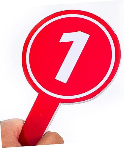 10 Pezzi in possesso di una targa palette elettorali Giochi Tavole punteggio maneggevoli placche segnapunti pagaia per il punteggio comodo tabellone di voto multiuso maneggiare - Ysert