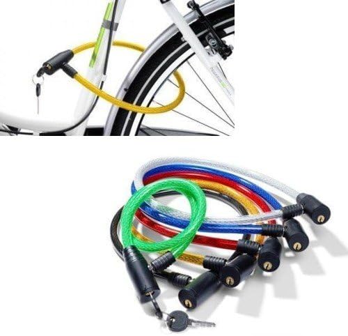 Cavo Acciaio Lucchetto Per Bicicletta Catena Con Chiave Catenaccio Antifurto Bici Laccio In Acciaio - Ysert