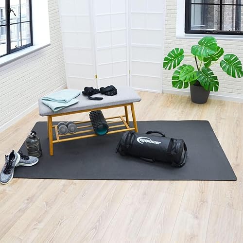 Tappeto Palestra, Tappeto Puzzle, Tappeto Gomma Antiscivolo, Tappetino Palestra, Tappetino Fitness, Home Gym, Tatami Palestra, Tappeti, Tappetino Ginnastica, x12 Puzzle 30x30cm 12mm - Ysert
