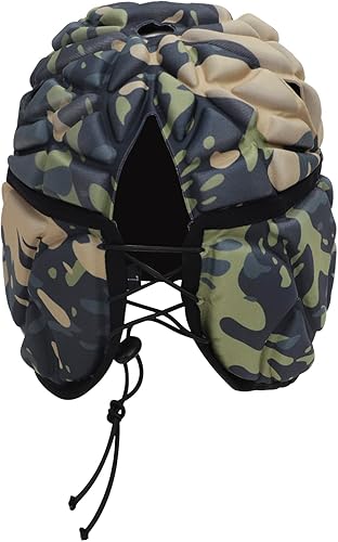 Casco da Rugby da uomo e donna, casco di protezione calcio Responsivo, berretto anti-collisione sportivo regolabile per calcio Rugby Skateboard Hockey - Ysert